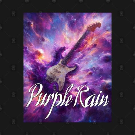 Prince Purple Rain guitar - Purple Rain - T-Shirt | TeePublic