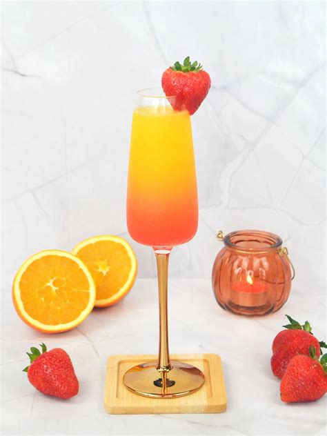 Sparkling Sunrise Mocktail Mocktail Mojo