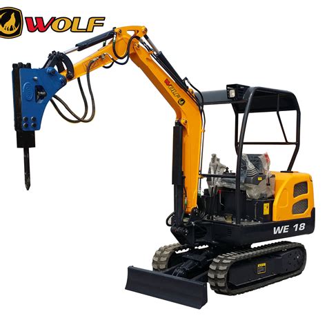 China Multiple Front Loader We18 Mini Excavator With Quick Hitch