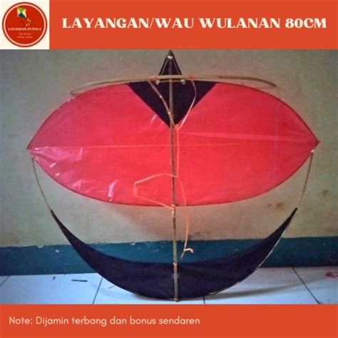 Jual Layangan Gapangan Wau Tradisional Wulanan Cm Bonus Sendaren