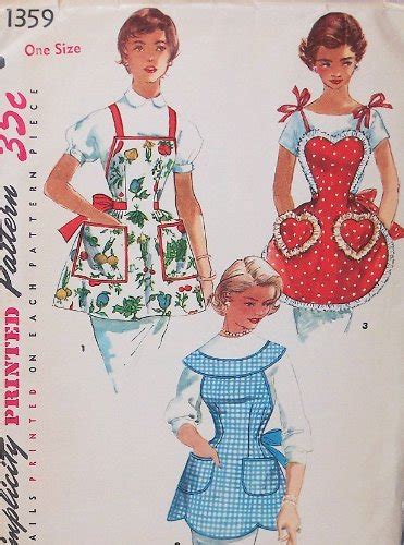 Simplicity Vintage Apron Patterns