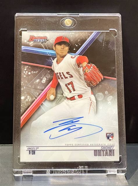 大谷翔平 2018 Bowmans Best Rookie Auto ルーキー 直書き 直筆サインカード エンゼルス Shohei