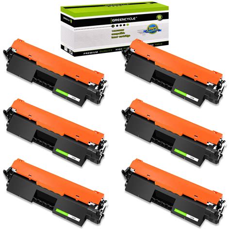 Used 6PK CF230A Toner Cartridge Fit For HP LaserJet M203dw M203dn MFP