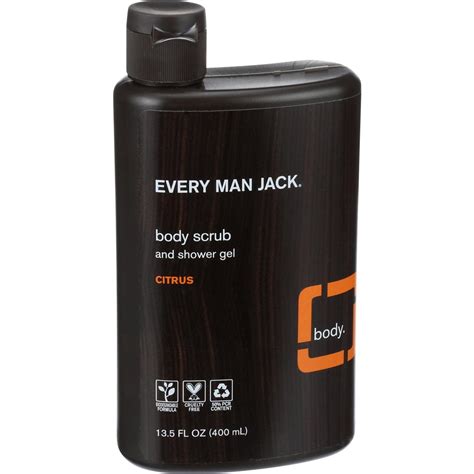 Every Man Jack Body Wash - Citrus Scrub - 13.5 oz - Walmart.com ...