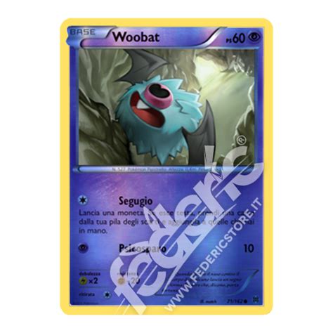 071 162 Woobat Comune Reverse IT MINT Federicstore