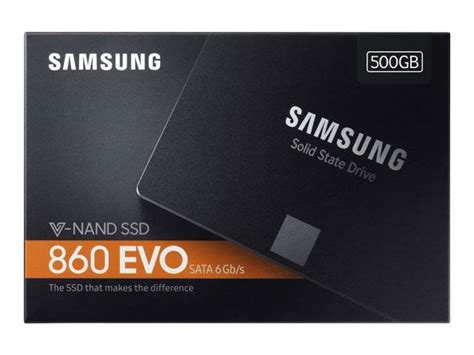 KIT SAMSUNG 860 EVO 500 GB SOLID STATE DRIVE - 2.5 INTERNAL (MZ-76E500BW)