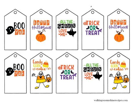 Halloween Tags Printable Printable Word Searches