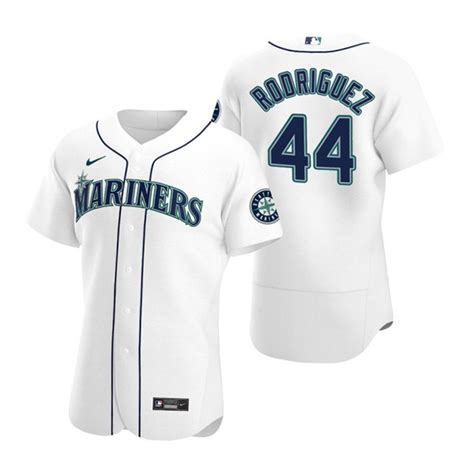 Men s Seattle Mariners 44 Julio Rodríguez Aqua Flex Base Stitched