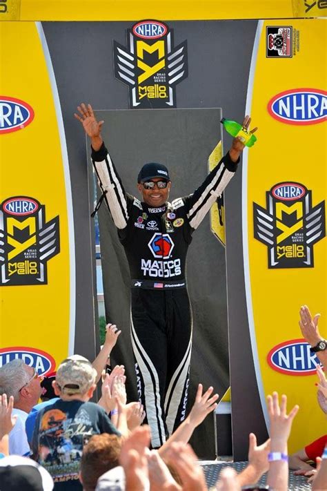 Antron Brown Team Racing At The Summer National S In The Matco Tools