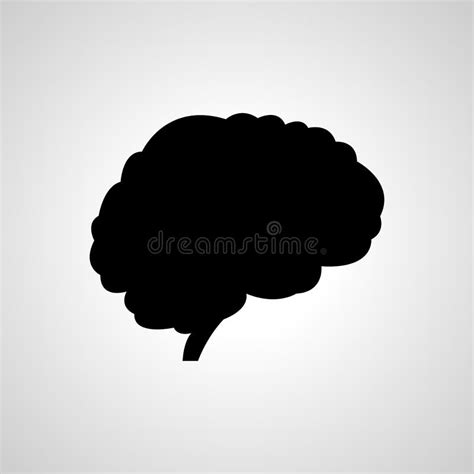 Brain Icon Human Brain Isolated Icon Stock Vector Illustration Of