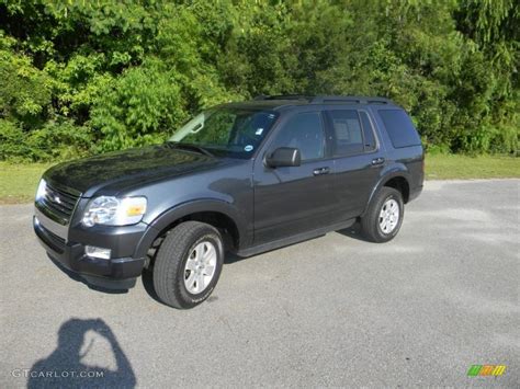 2010 Black Pearl Slate Metallic Ford Explorer Xlt 4x4 53672532 Photo 1 Car