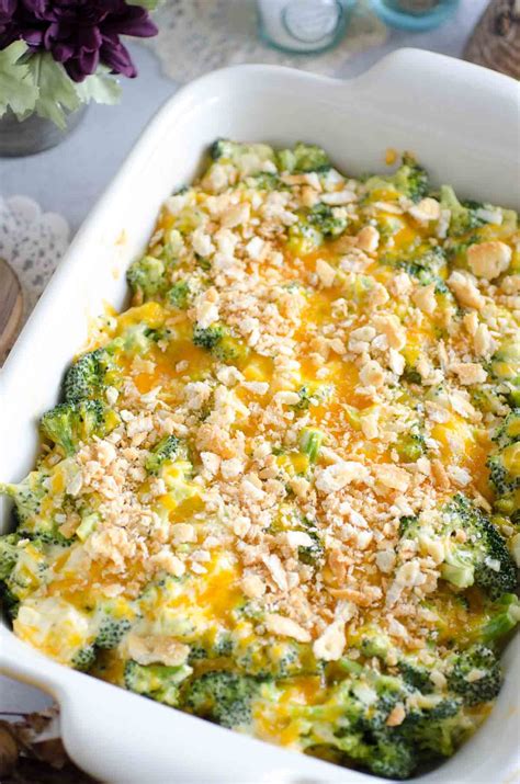 Broccoli casserole with ritz crackers – Artofit