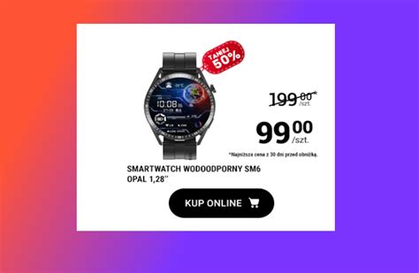 Mega Oferta W Biedronce Wodoodporny Smartwatch Za Po Ow Ceny