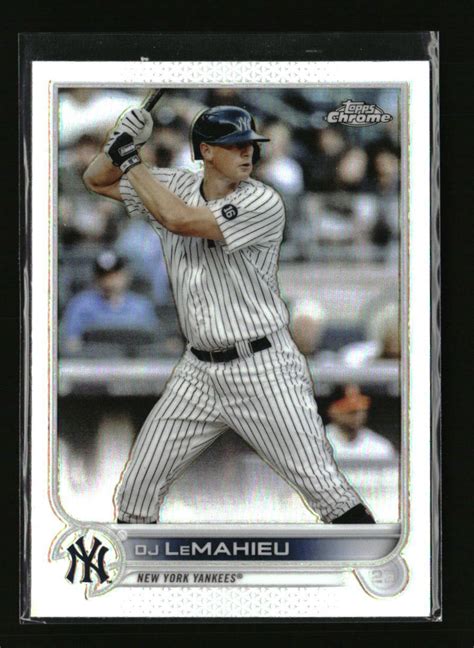 2022 Topps Chrome Refractor DJ LeMahieu 20 New York Yankees EBay