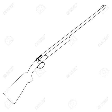 Rifle Drawing at GetDrawings | Free download