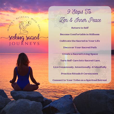 Steps To Zen Inner Peace Seeking Spiritual Journeys Seeking