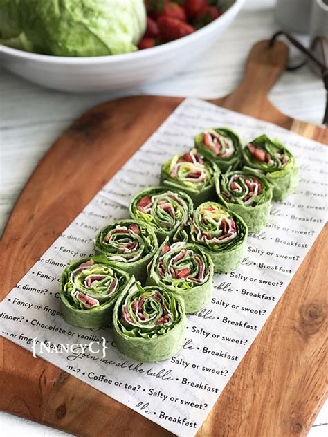 BLT Roll Ups NancyC My Meals Are On Wheels