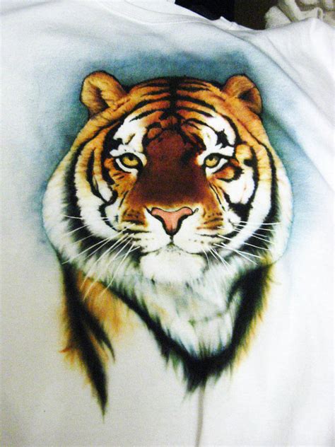 Tiger Airbrush T Shirt By Alterant On Deviantart