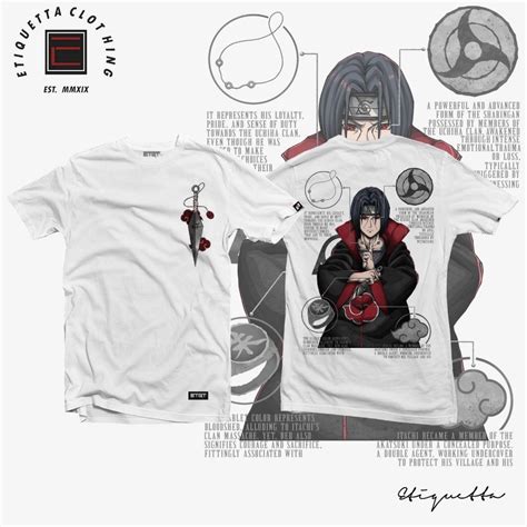 Anime Shirt Unisex ETQT Worldwide Naruto Uchiha Itachi V4