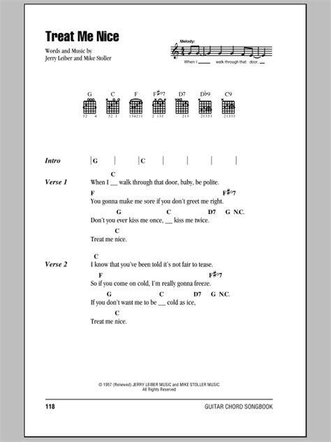 Treat Me Nice Sheet Music Direct