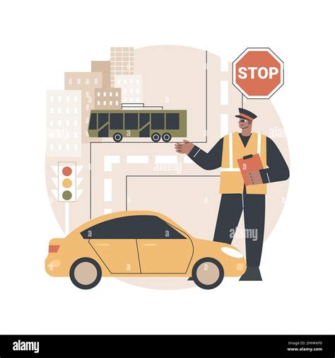 Traffic Laws Abstract Concept Vector Illustration Traffic Code Obey