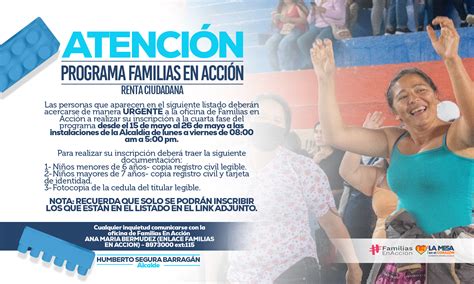 Listado Inscripciones Familias En Acci N