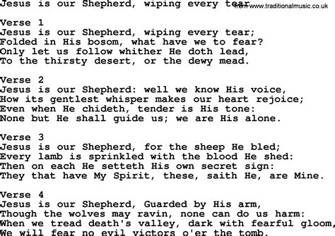 Jesus Is Our Shepherd Wiping Every Tear Apostolic And Pentecostal