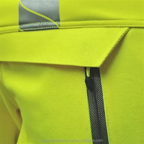 Oem Wholesale High Visibility Men Outdoor Waterproof Work Fluorescent