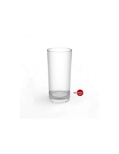 Vaso Collins Tubo Long Drink Irrompible De Policarbonato