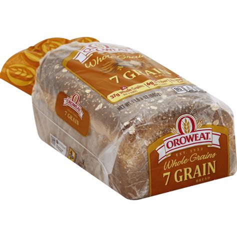 Oroweat 7 Grain Bread 24 Oz Loaf Shop Priceless Foods