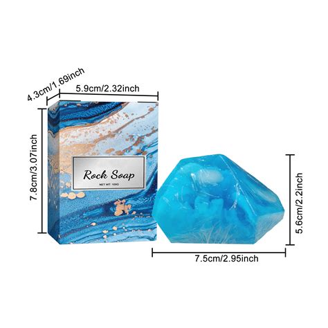 MIUBAGIAL Soap Bar Hand Soap Bar Whole Body Soap Rocks Moisturizing ...