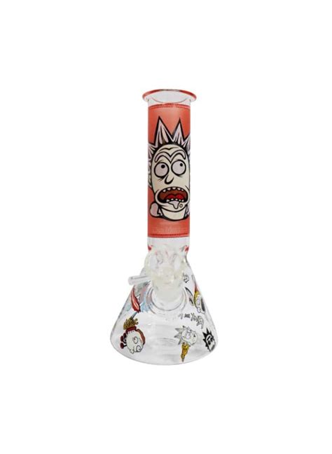 Bong De Vidro Rick And Morty Omg Brilha No Escuro Tabacaria Da Mata