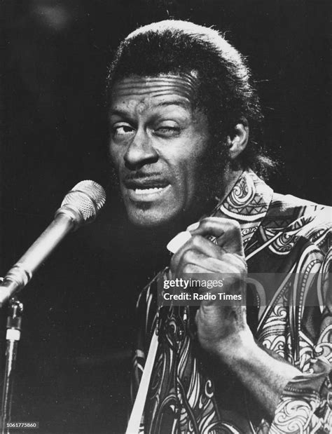 Musician Chuck Berry Pictured Performing May 1972 News Photo Getty