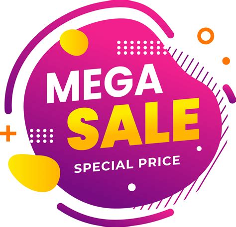 Mega Sale Special Price Vector Png Offer Sale Png 30 50 Off Image