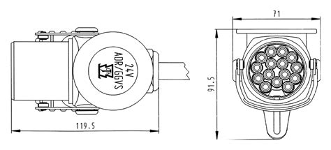 15P 24V Stecker ISO 12098 ADR Erich Jaeger GmbH Co KG