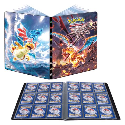 Scarlet And Violet Charizard And Dragonite 9 Pocket Portfolio For Pokémon Ultra Pro International