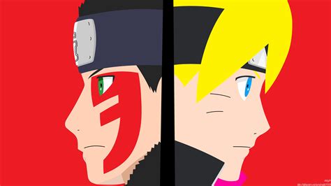 Green Eyes Blue Eyes Shinki Naruto Blonde Boruto Anime Boruto