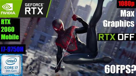 Marvel's Spider-Man: Miles Morales | RTX OFF| RTX 2060 Mobile | i7 ...