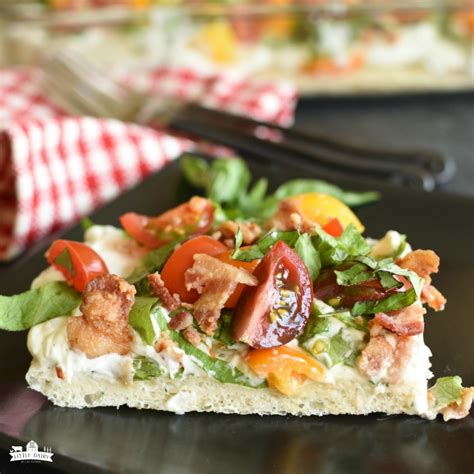 Blt Pizza Recipe With Ranch Little Dairy On The Prairie