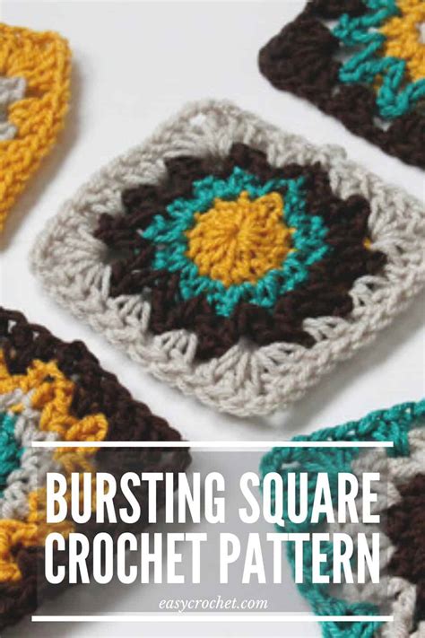 Learn how to Crochet a Square Pattern - Easy Crochet Patterns