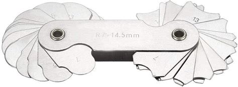 Amazon Uxcell Radius Gauge Set R Mm Pairs Of Leaves