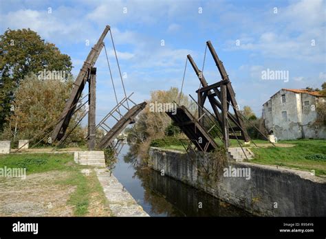 Langlois Bridge Or Drawbridge Aka Pont De Langlois Or Van Gogh Bridge