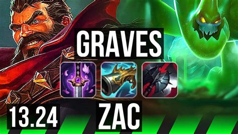 Graves Vs Zac Jng 11 0 10 70 Winrate Legendary Kr Master 13