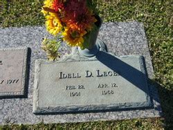 Idell Mary Dickerson Leger 1901 1968 Find A Grave Memorial