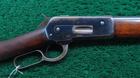 Antique Winchester 1886 Rifle In 50 Express Caliber