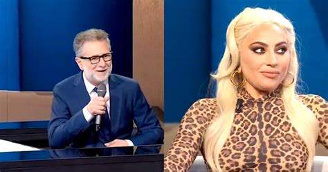 Che Tempo Che Fa La Clamorosa Gaffe Di Fabio Fazio Con Lady Gaga Lei