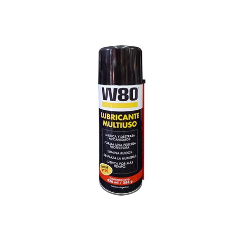 Aerosol W80 Multiuso Negro 426ml Aspen Motos Y Repuestos