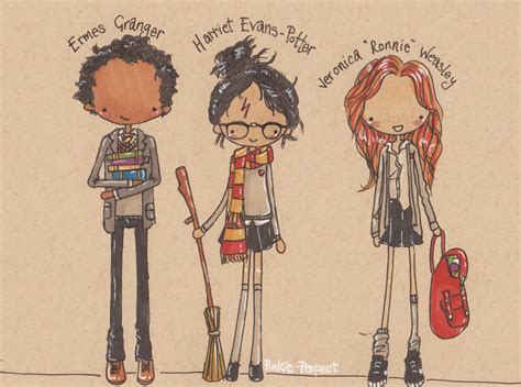 Genderswap Harry Potter by Pinkie-Perfect on DeviantArt