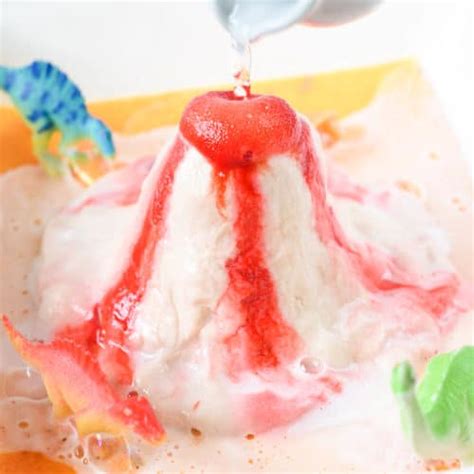 How To Make A Salt Dough Volcano For Kids Busy Little Kiddies Blk