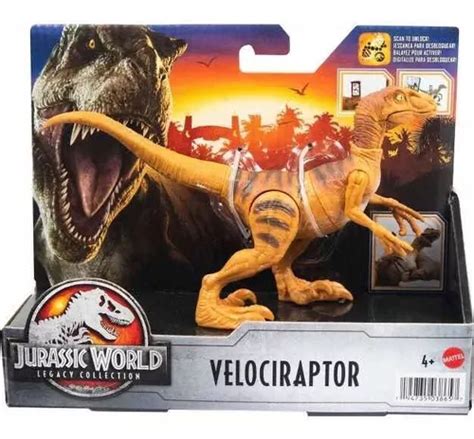 Jurassic World Legacy Collection Dino Velociraptor Mattel Cuotas Sin Interés